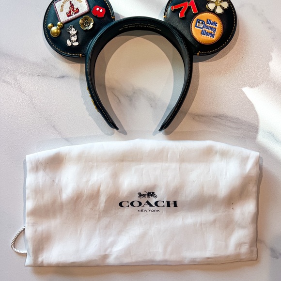 Mickey Coach Ears Black • Walt Disney World • Rare Collectible • Real Leather - Picture 10 of 10